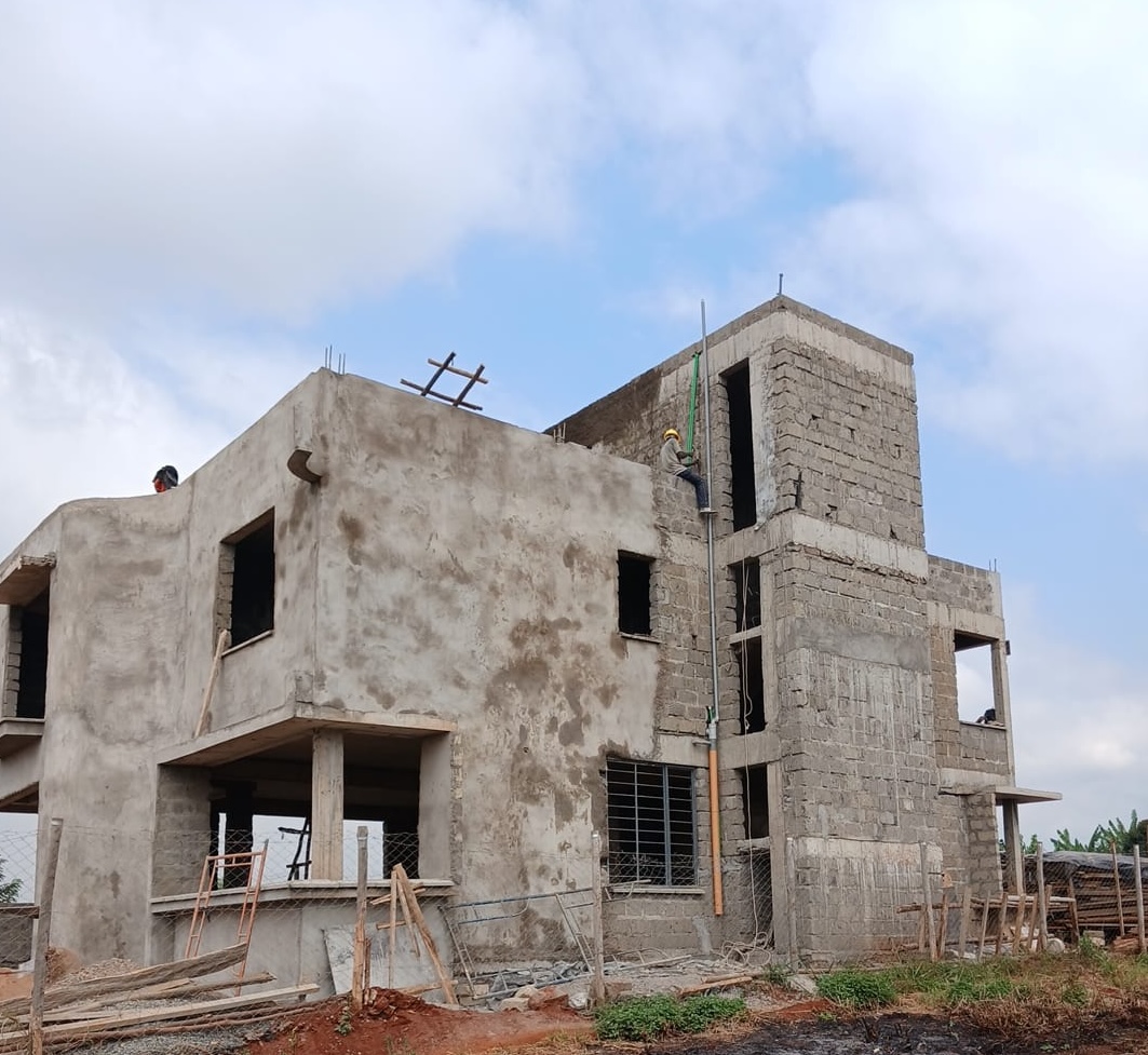 Completed Inuua home built from the architectural render
