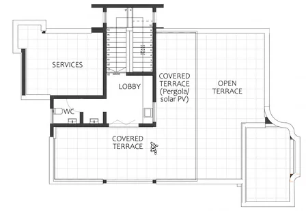 Sample roof terrace plan