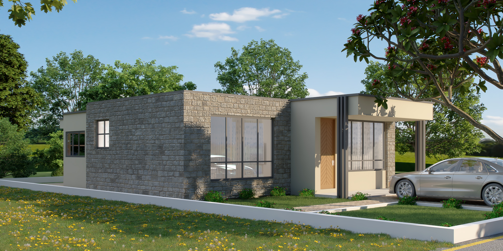 Inuua Chapchap 31213 - 31213_Front.jpg from Inuua Tujenge house plans with 3 bedrooms and 2 bathrooms. ( jengapolepole )