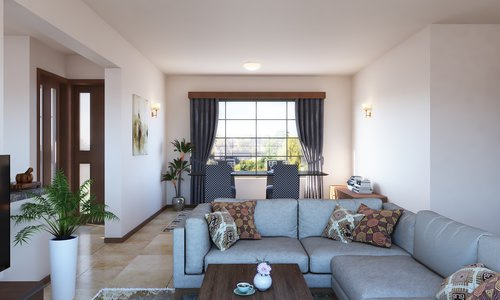 3 Bedroom Bungalow - ID 3152 - 3 Bedroom Bungalow Interior - ID 3152 from Inuua Tujenge house plans with 3 bedrooms and 2 bathrooms. ( bungalow )