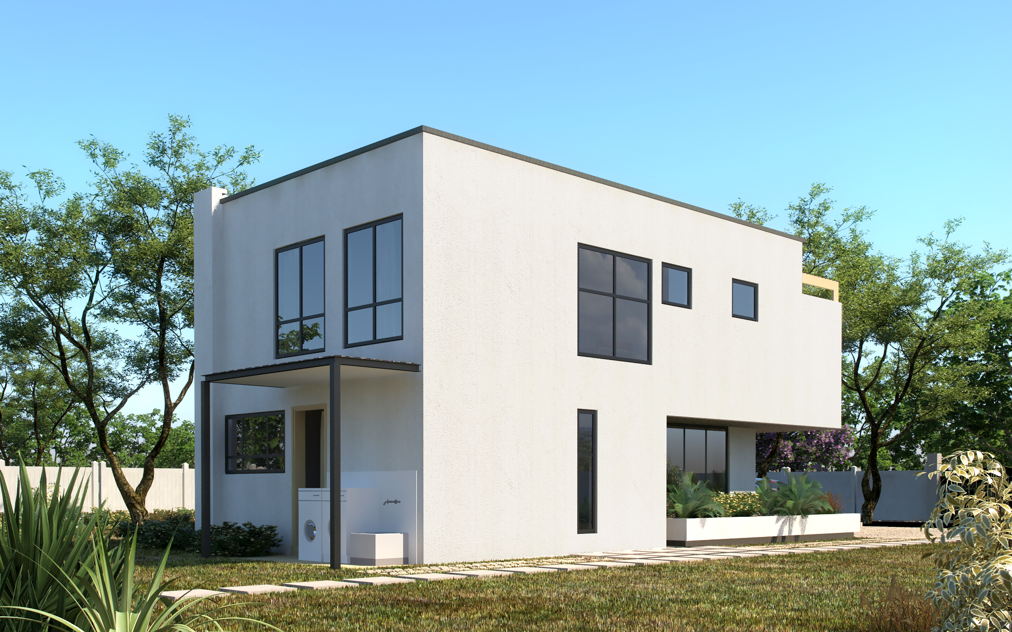 3 Bedroom Maisonette - ID 3281 - 3281 REAR BACK from Inuua Tujenge house plans with 3 bedrooms and 2 bathrooms. ( maisonette )