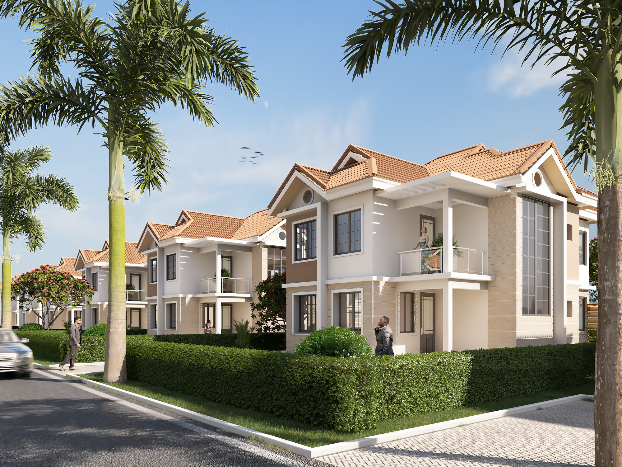 NACHU Maisonette Pitch Roof - 4 Bed Pitch Roof Bungalow.jpg from Inuua Tujenge house plans with 5 bedrooms and 3 bathrooms. ( maisonette )